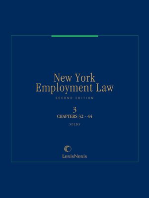 cover image of New York Employment Law